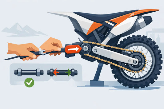 How to Align a Motorcycle Chain for Dirt Bikes