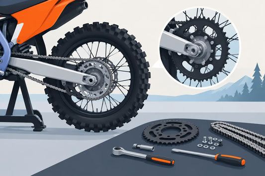 How to Install Rear Sprocket on a Dirt Bike