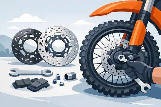 How to Replace Brake Rotor on a Dirt Bike