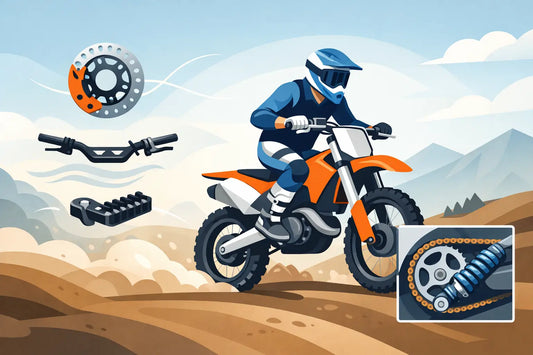 Lightweight Dirt Bike Parts That Improve Control