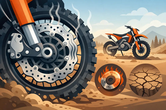 What Causes Brake Rotor Warping on Dirt Bikes?