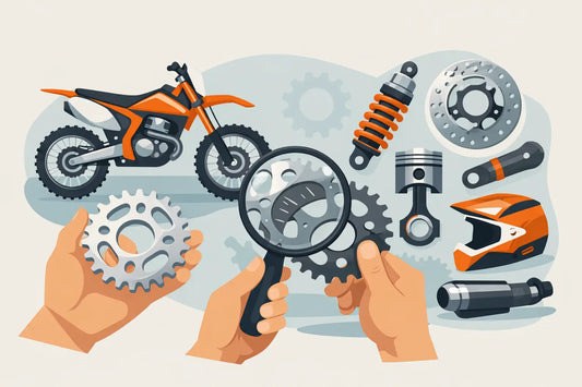 How to Spot Counterfeit Dirt Bike Parts Fast