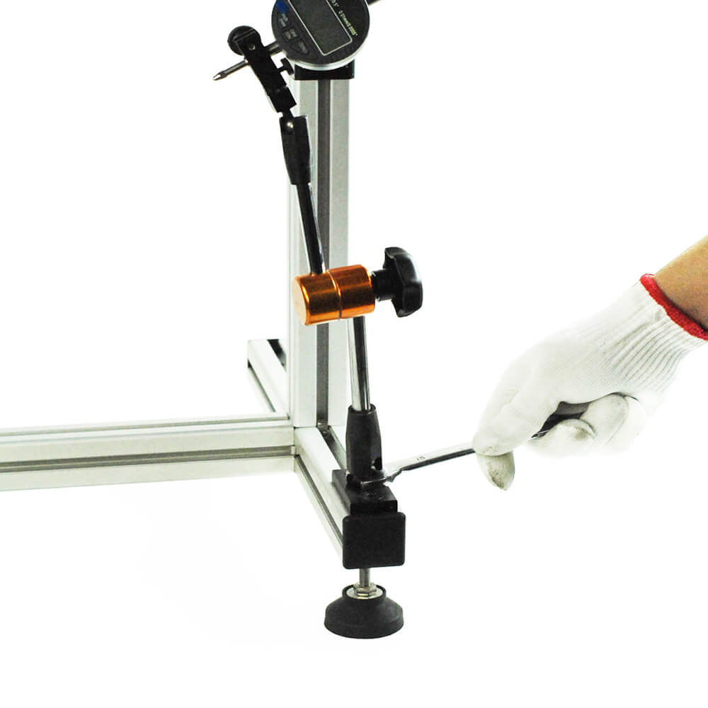 thumbnail interactive-video image 1 of IRONMAX Motorcycle Static Wheel Balancer – Tire Stand & Street Truing Stand 1 of 3